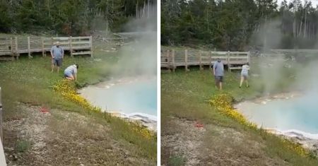 Włożyła rękę do akwenu w Yellowstone. Uciekła z krzykiem