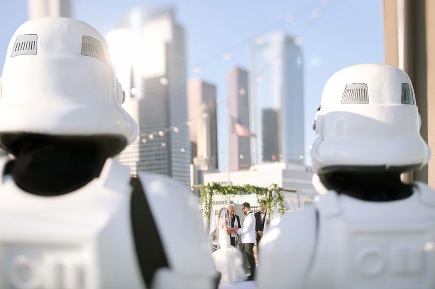 Ślub w stylu „Star Wars" z którego George Lucas byłby dumny 13