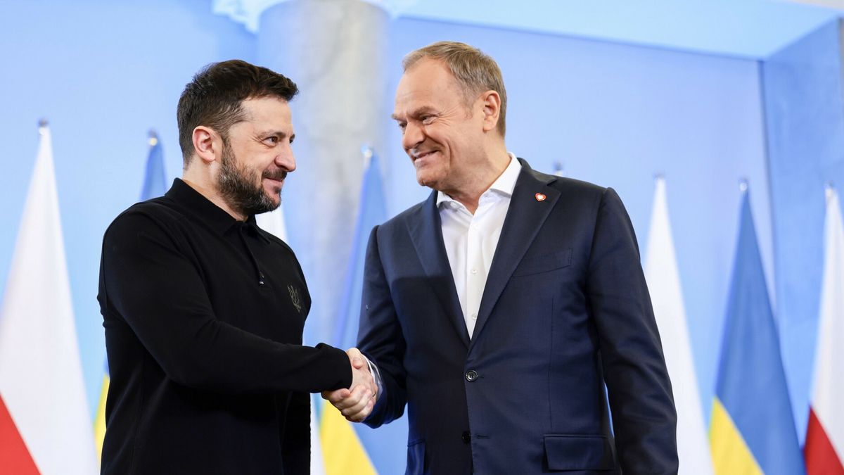 Wołodymyr Zełenski z wizytą w Polsce na początku 2025 roku