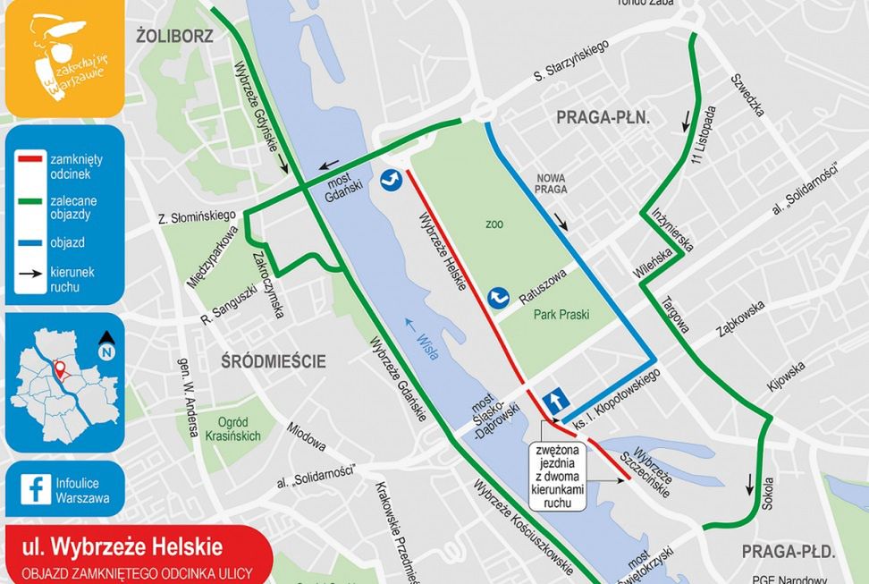 Warszawa. Nadchodzą zmiany praskiego wybrzeża