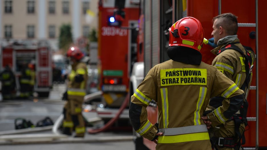 Cztery osoby poszkodowane w pożarze