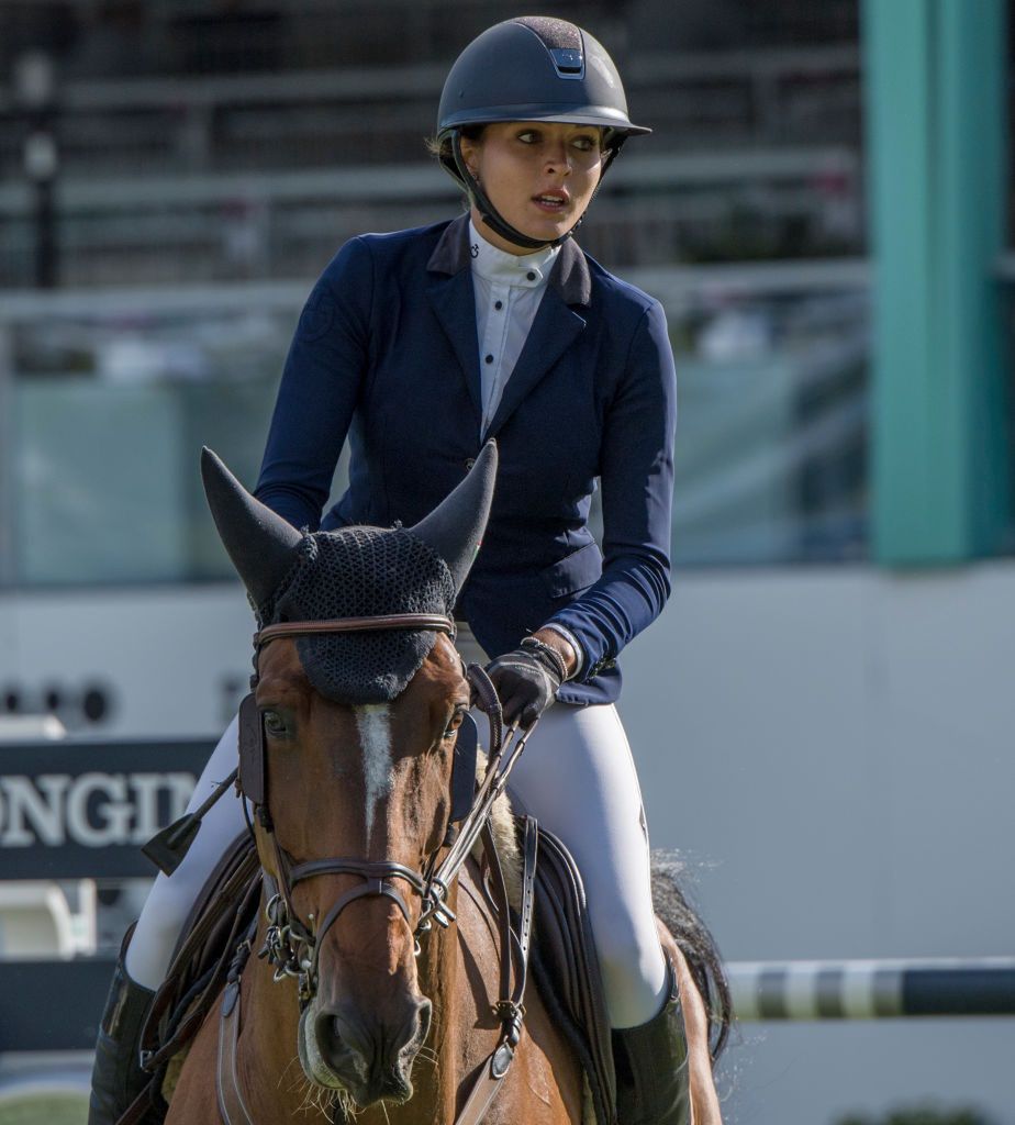 Day 2 - Longines Champion Tour EstorilCASCAIS, PORTUGAL - JUNE 15: Anna Kellnerova of Czech Republic and horse Balguero during the "CSI 5" 1.45m jumping competition on the second day of Longines Global Champion Tour on June 15, 2018 in Cascais, Portugal. The city plays host to the Longines Global Champions Tour for the 13th year running, from June 14 to June 16, and it is one of the most popular events on the Tour amongst riders and fans. (Photo by Horacio Villalobos - Corbis/Corbis via Getty Images)Horacio VillalobosSport, Horse Racing