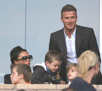 Beckhamowie z dzieciakami