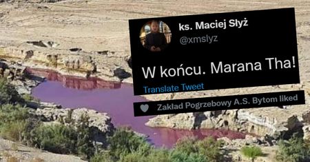 Nadchodzi "koniec czasów"? Ksiądz się cieszy, "zakład pogrzebowy" też