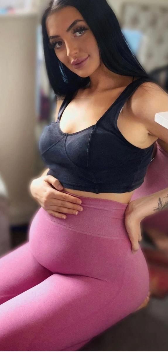 Laura podczas ciąży