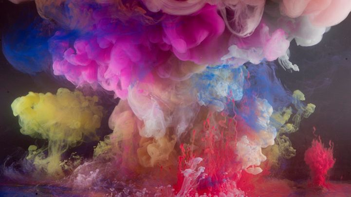 Abstrakcyjne formy z kolorów 1