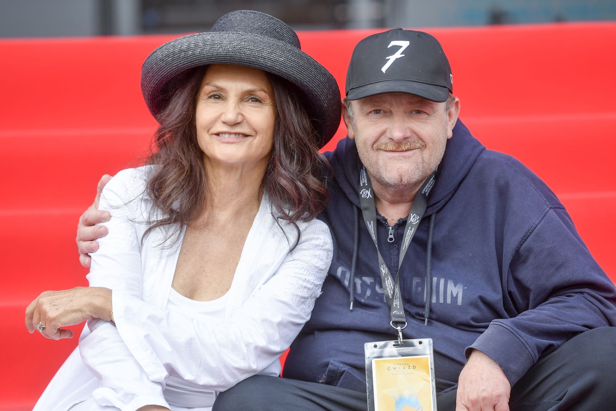 Olaf Lubaszenko i Małgorzata Pieczyńska