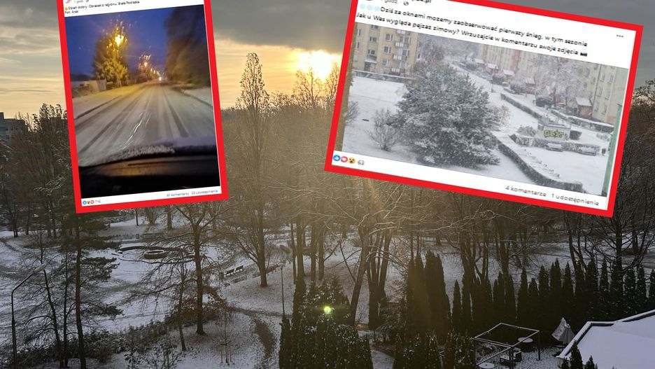 Zima dotarła do Polski