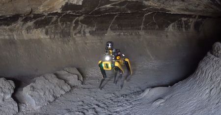 Roboty stworzone do eksploracji jaskiń. Będą szukać życia na Marsie