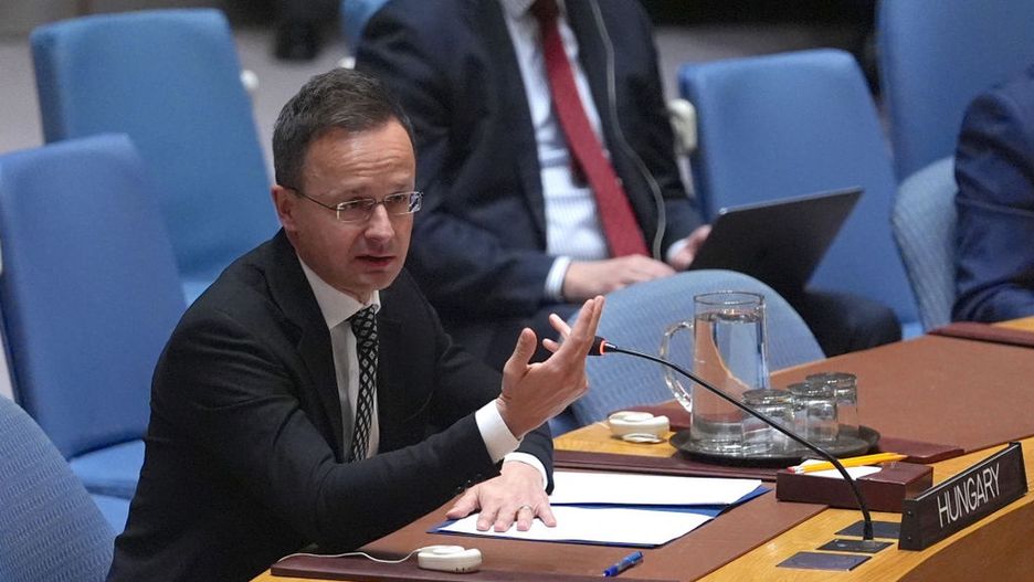 UN Security Council meets on multilateralism, reforming and improving global governance
NEW YORK, UNITED STATES - FEBRUARY 18: Hungarian Foreign Minister Peter Szijjarto attends a meeting of the United Nations Security Council chaired by China's Foreign Minister Wang Yi, on the maintenance of international peace and security, on February 18, 2025 at the UN headquarters, in New York City, United States. (Photo by Selcuk Acar/Anadolu via Getty Images)
Anadolu
unhq, us