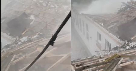 Nagranie z Ukrainy. Tyle zostało z rosyjskiej bazy
