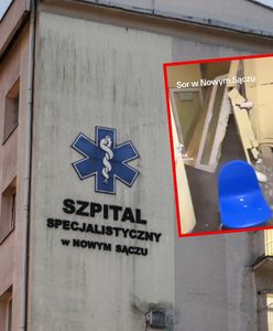 Katastrofa budowlana w sądeckim szpitalu. Zawaliła się ściana