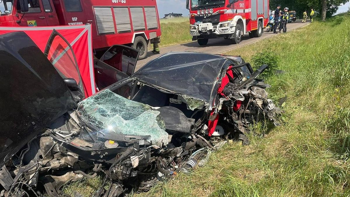 Śmiertelny wypadek pod Nidzicą 