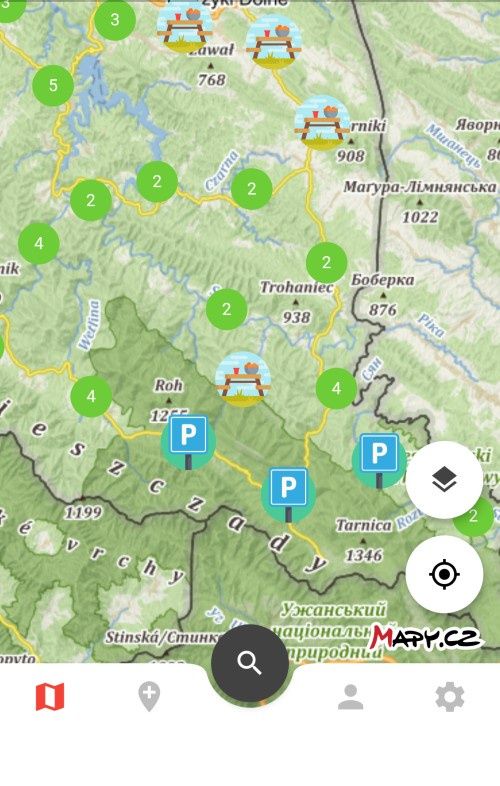 grupa biwakowa mapa