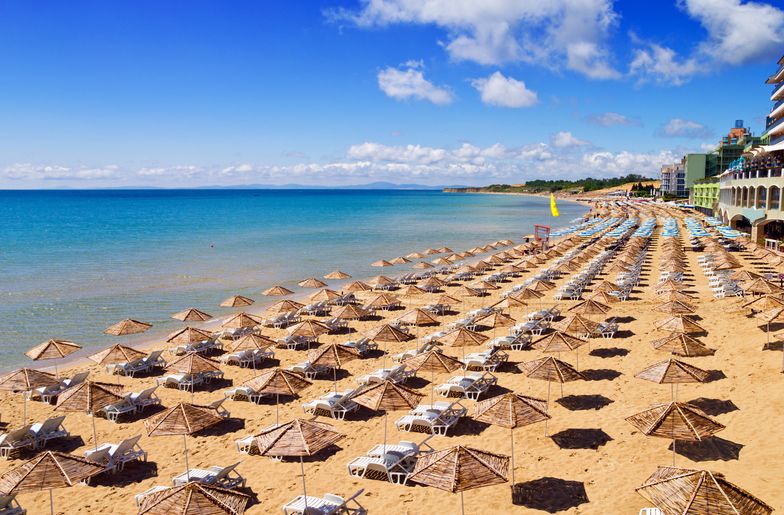 plaża, wakacje, urlop, morze, bułgaria