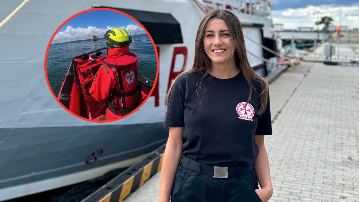 Paulina Pacuła jest pierwszą kobietą-kapitanem w historii ratownictwa morskiego