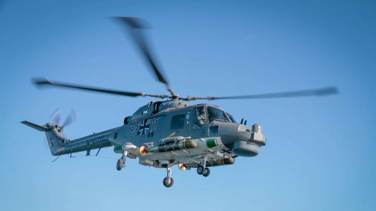 Russian tanker fires warning shots at German navy helicopter