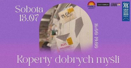 Tworzenie kopert dobrych myśli w Piwnicy Labiryntu