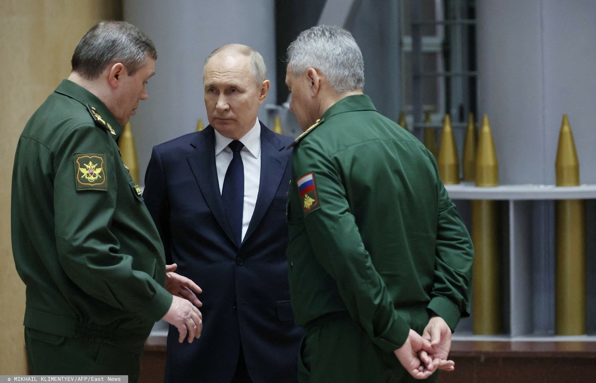 Putin na spotkaniu z kierownictwem Ministerstwa Obrony Rosji