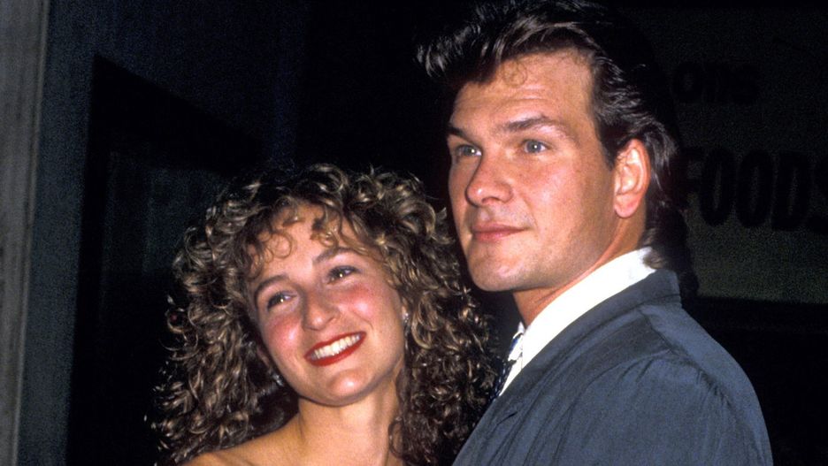 Jennifer Grey i Patrick Swayze na premierze "Dirty Dancing" w 1987 r. w Nowym Jorku