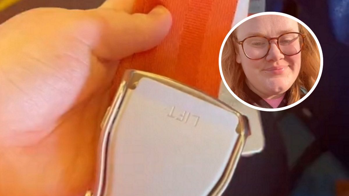 Kobieta czuła, że ten lot nie jest jej najlepszym