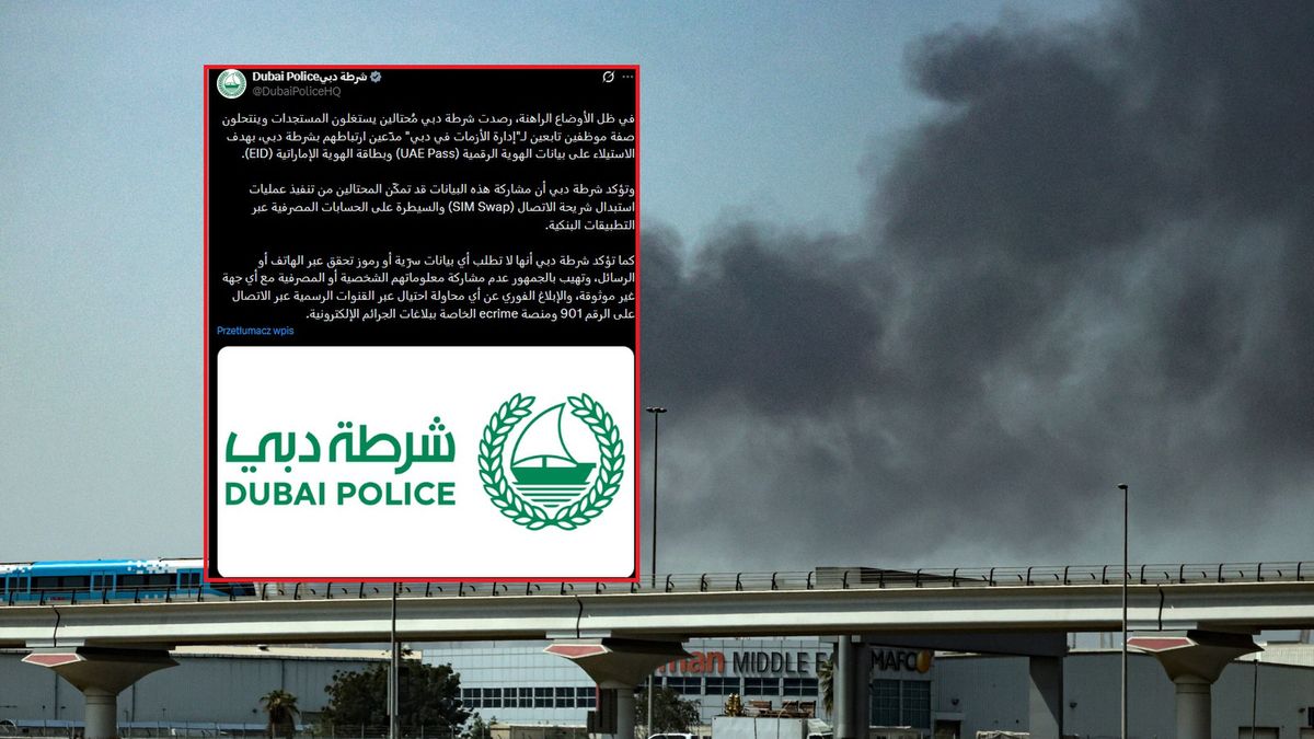 Iran atakuje cele w ZEA. Chaos próbują wykorzystać oszuści