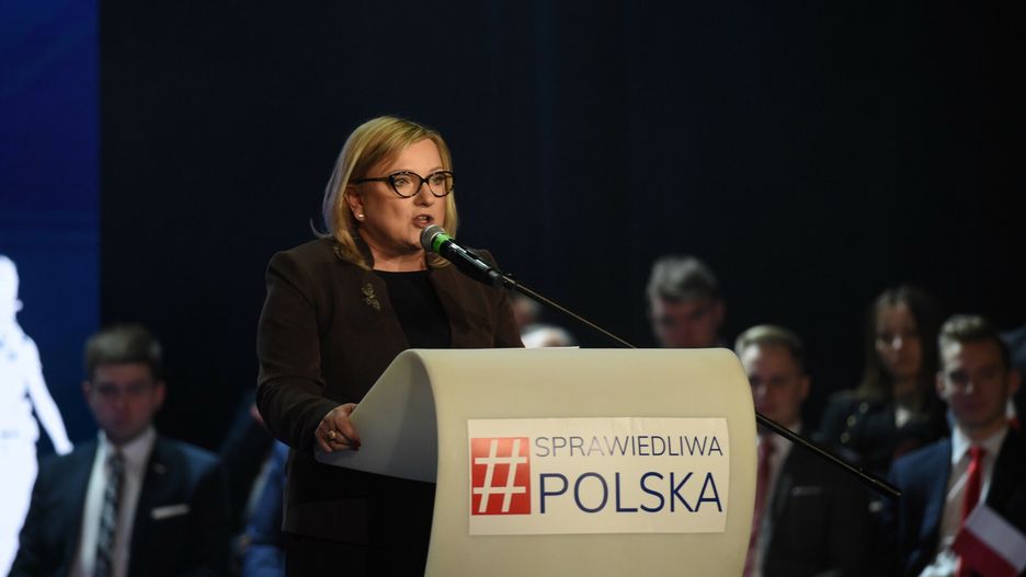 Konwencja Solidarnej Polski08.02.2020 Warszawa Konwencja Solidarnej Polski "Sprawiedliwa Polska"  fot. Zbyszek Kaczmarek/REPORTER n/z Beata KempaZbyszek Kaczmarek/REPORTER