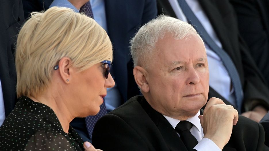 Julia Przyłębska i Jarosław Kaczyński 