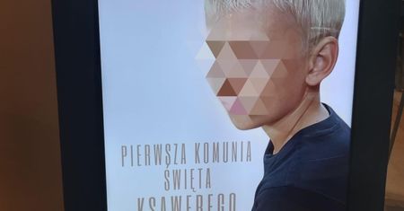 Nie mogła w to uwierzyć. Zobaczyła reklamę komunii