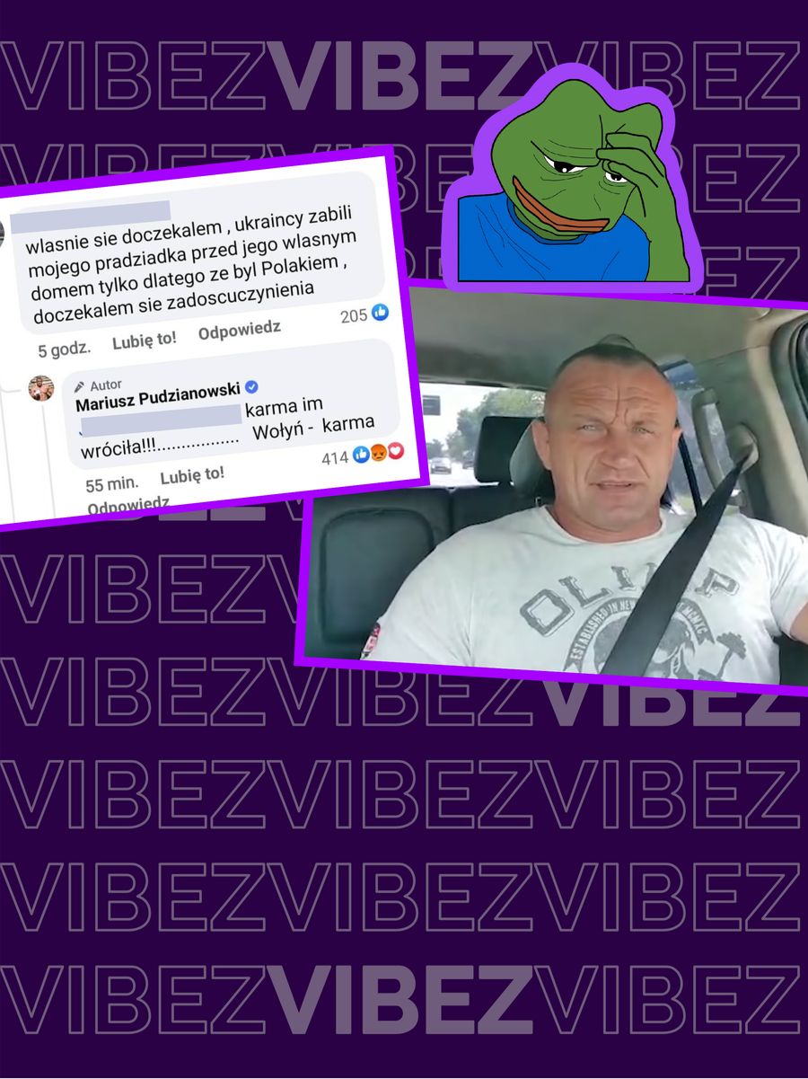 Pudzianowski o ofiarach ludobójstwa