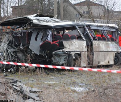 Tragedia w Warlubiu. Autobus szkolny zderzył się z pociągiem