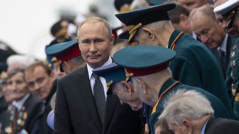 Temporary
Russian President Vladimir Putin, center, arrives to attend the Victory Day military parade to celebrate 74 years since the victory in WWII in Red Square in Moscow, Russia, Thursday, May 9, 2019. Putin has told the annual military Victory Day parade in Red Square that the country will continue to strengthen its armed forces.(AP Photo/Alexander Zemlianichenko)
AP