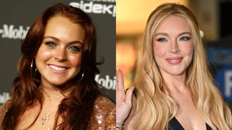 Twarz Lindsay Lohan wyraźnie ewoluowała