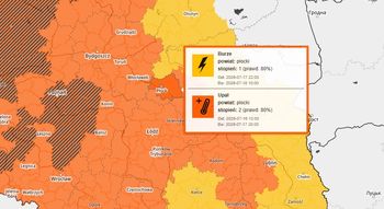 Burze i grad nad Płockiem. IMGW wydało ostrzeżenie dla miasta i powiatu płockiego!