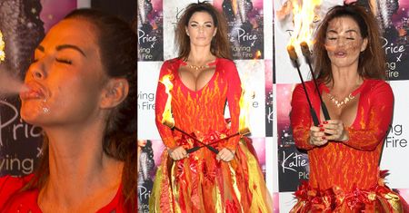 Katie Price wypina silikony i pluje ogniem...
