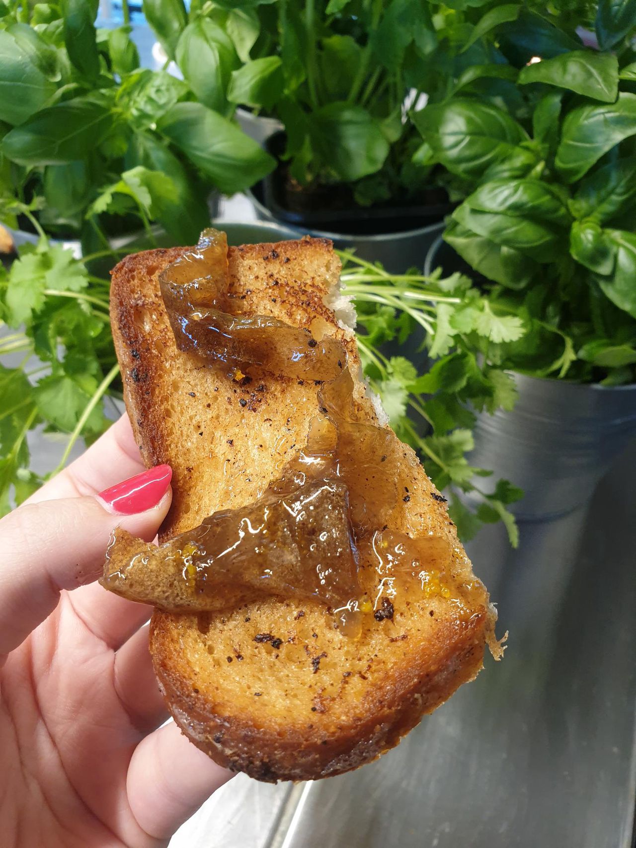 I enriched the jam made from potato peels with a spice blend.