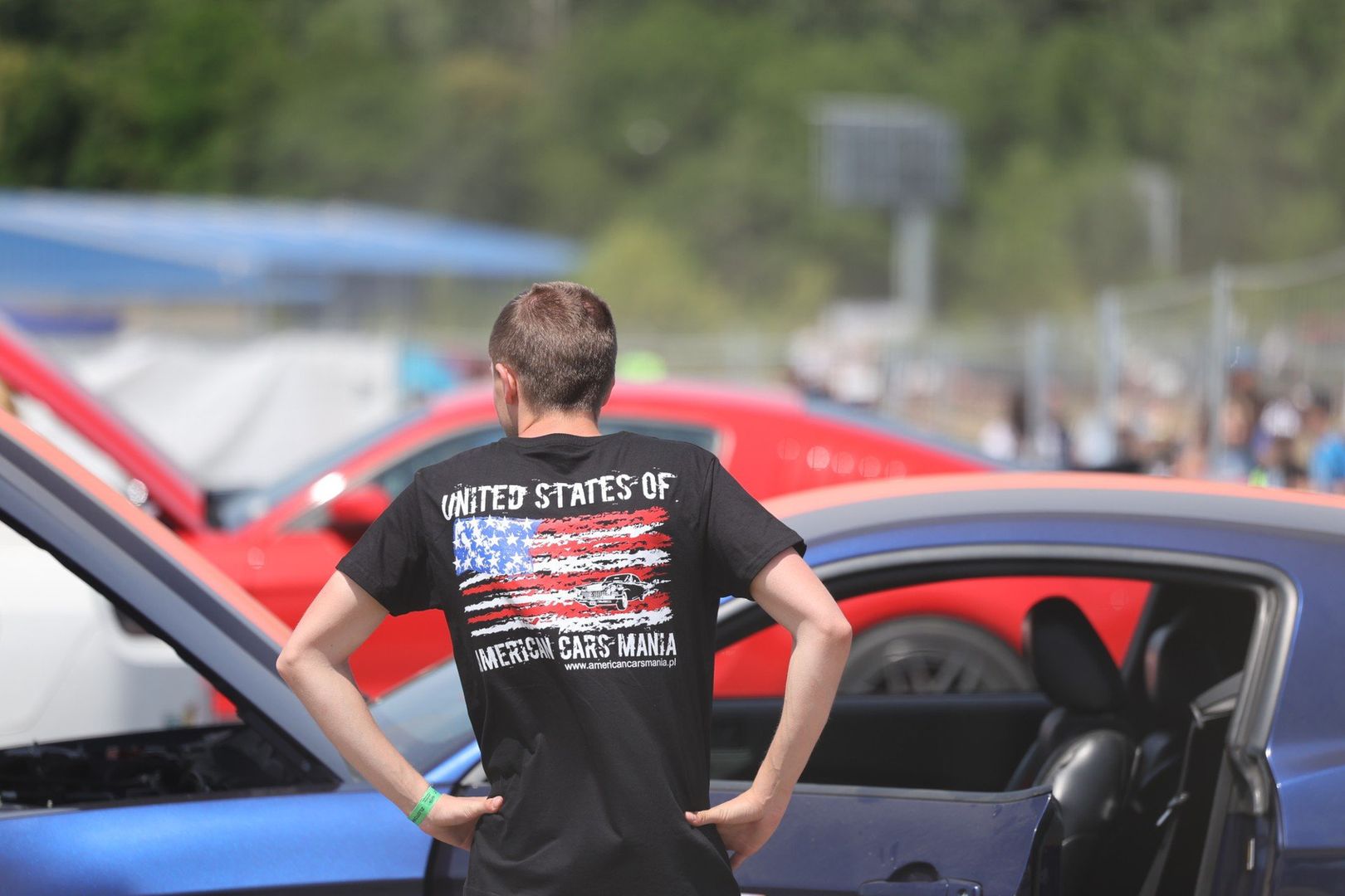 American Cars Mania w upalną niedzielę w Katowicach zgromadziła tłumy