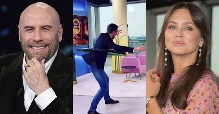 Kinga "trzymałam Leo za rękę" Rusin zachwyca się zdolnościami Piotra Kraśki: "Travolta mógłby się od niego uczyć"