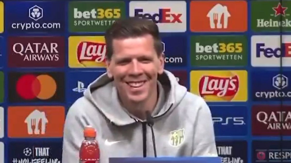 Wojciech Szczęsny przed meczem FC Barcelony z Borussią Dortmund