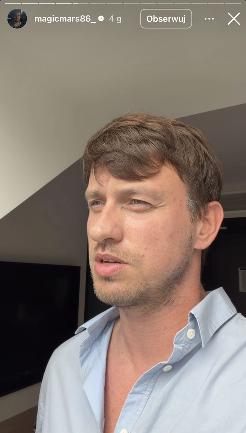 Maciej Mars uderza w Klaudię Halejcio 