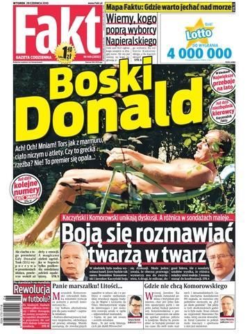 Okładka "Faktu"