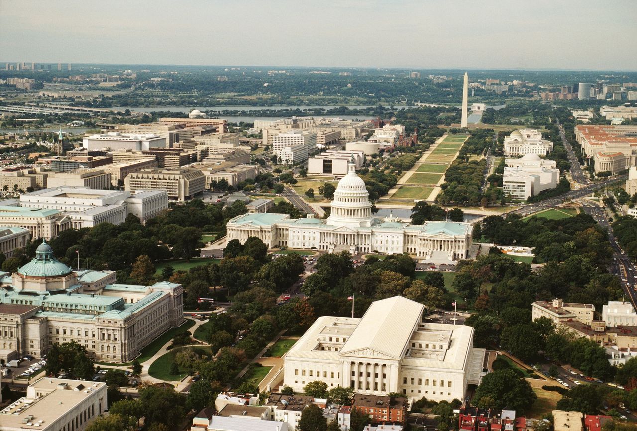 Aerial view of the Congress building