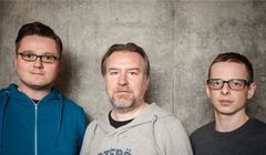 Dariusz Facoń, Kornel Karbowniczek i Jakub Panek w redakcji Gazeta.pl