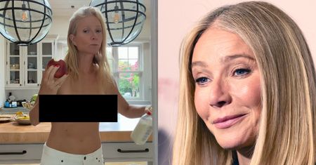 U Gwyneth Paltrow bez zmian: postanowiła zareklamować autorską linię swetrów, więc ROZEBRAŁA SIĘ przed kamerą (WIDEO)