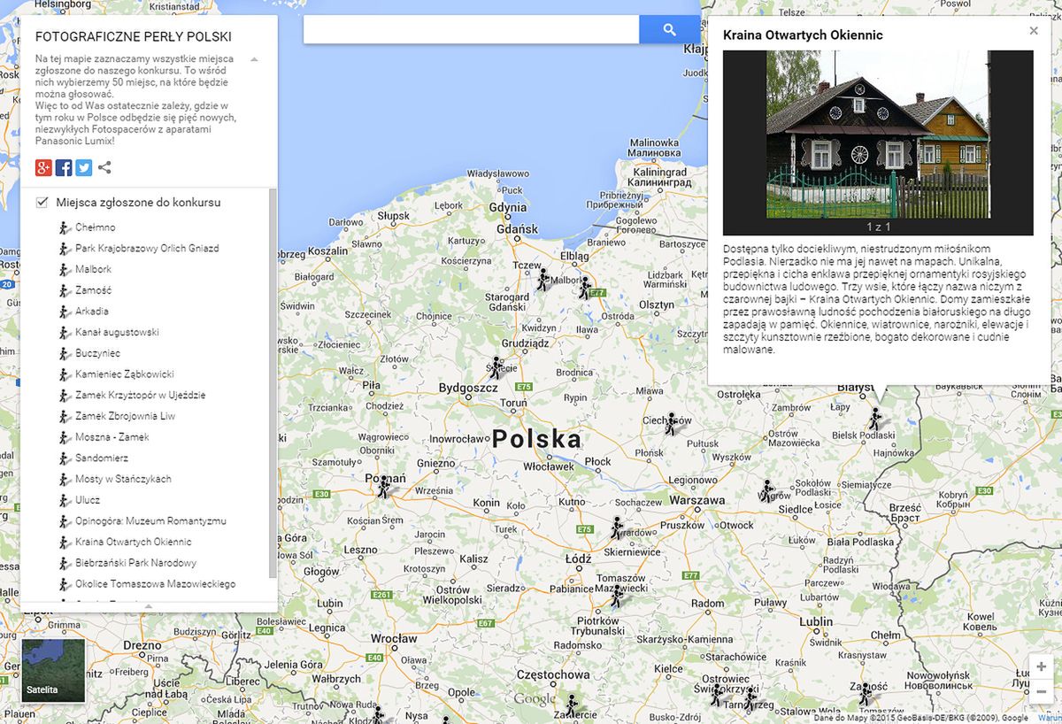 Wybierz Fotograficzne Perły Polski, idź na Fotospacer i wygraj Lumixa G 3