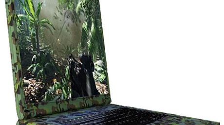 Laptop dla graczy Cizmo CX1730M w malowaniu maskującym 1