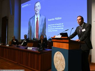 Nobel z medycyny przyznany. Za odkrycia dotyczące ewolucji człowieka