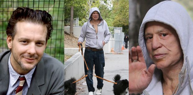 Mickey Rourke spaceruje z psami ulicami Los Angeles (ZDJĘCIA)