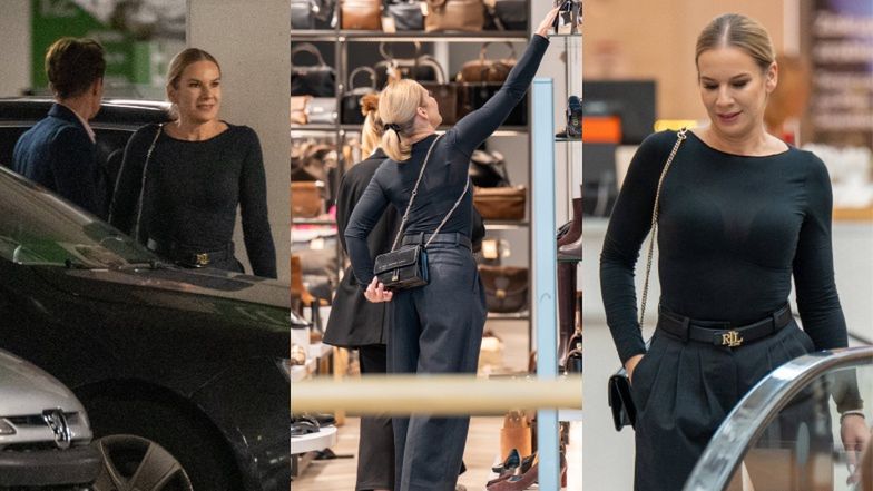 Marta Nawrocka wybrała się do galerii handlowej