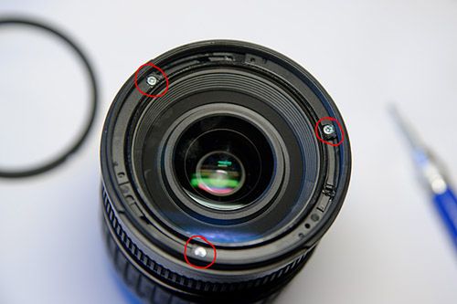 Obiektyw Tamron 17-50 mm f/2.8 - jak naprawić poluzowaną soczewkę? 5